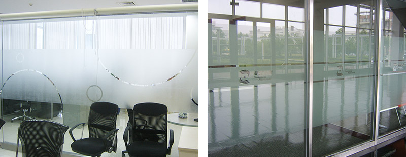 雙瀟玻璃裝飾膜均選用品牌膜材，質(zhì)量安全可靠！